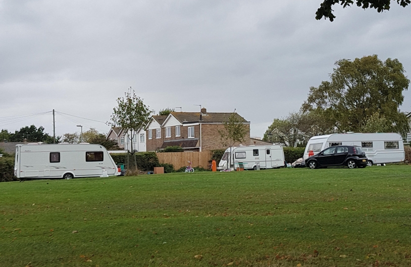 Travellers on Horfield Common