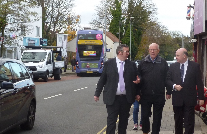 Westbury High Street with Regional Mayor