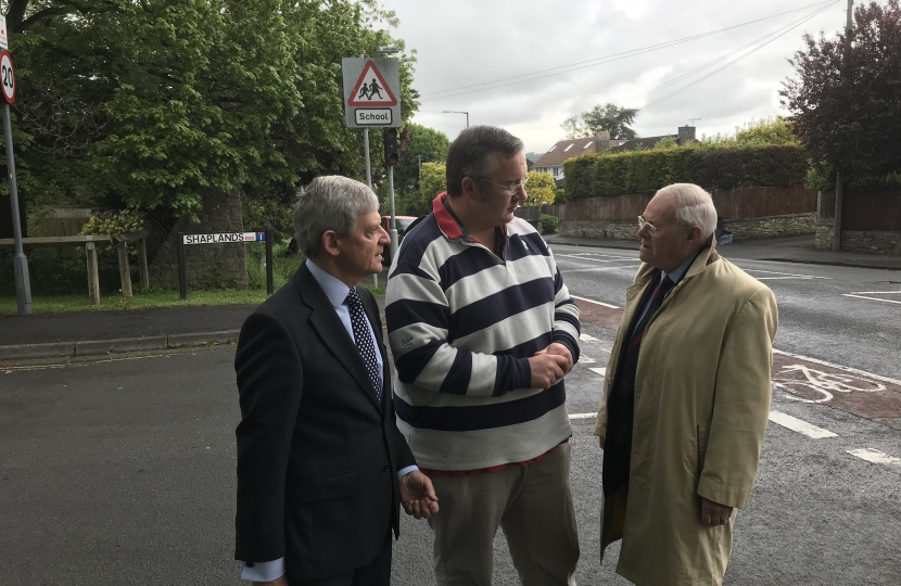 Mark with Cllr John Goulandris & Cllr Peter Abraham