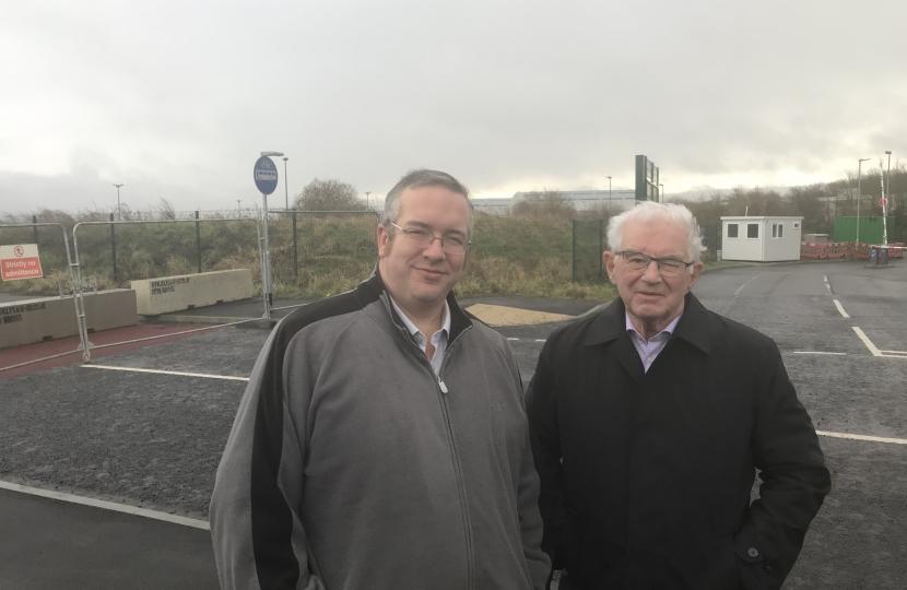 Chris and Mark on Charlton Road