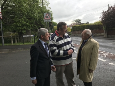 Mark with Cllr John Goulandris & Cllr Peter Abraham